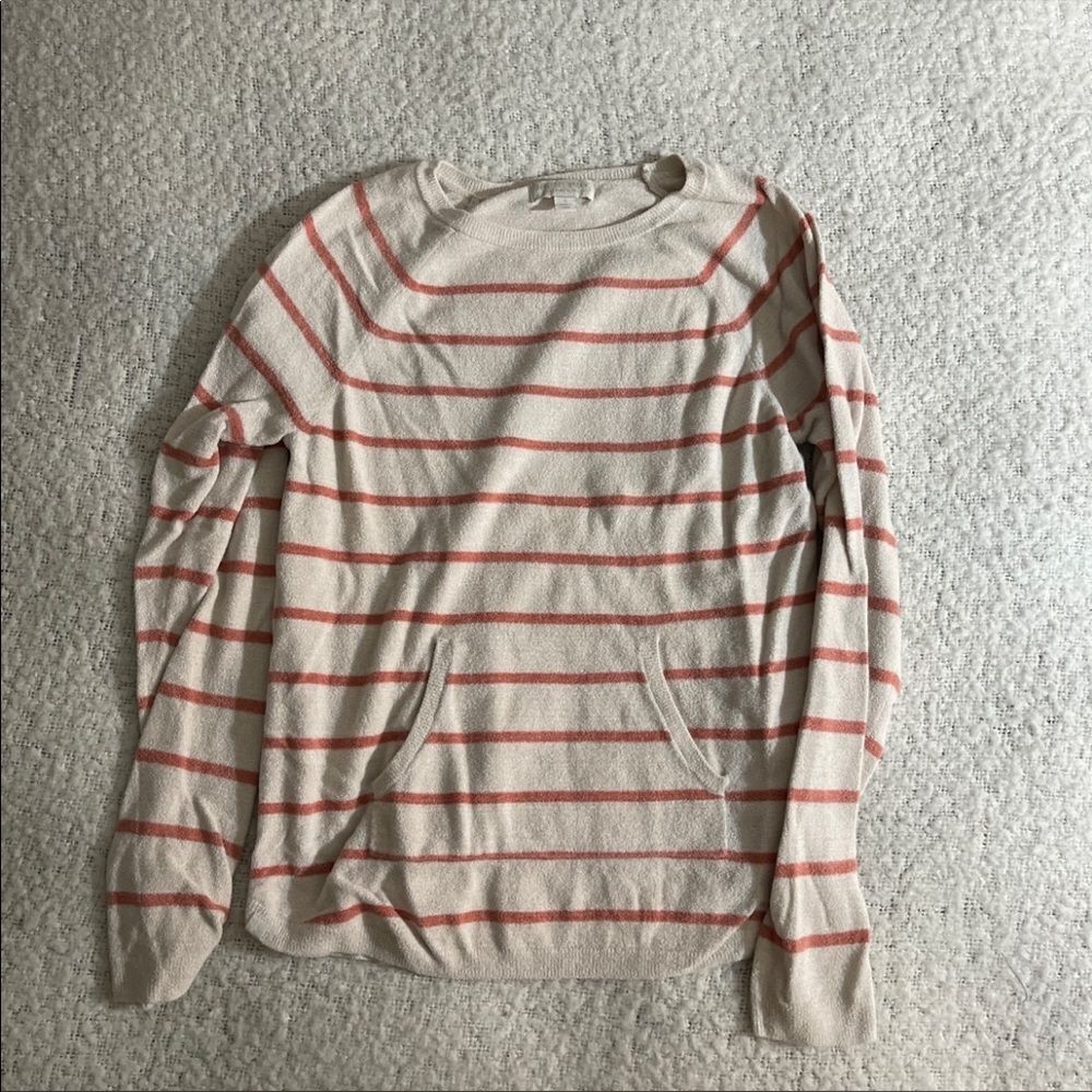 Barefoot dreams small striped sweater‎